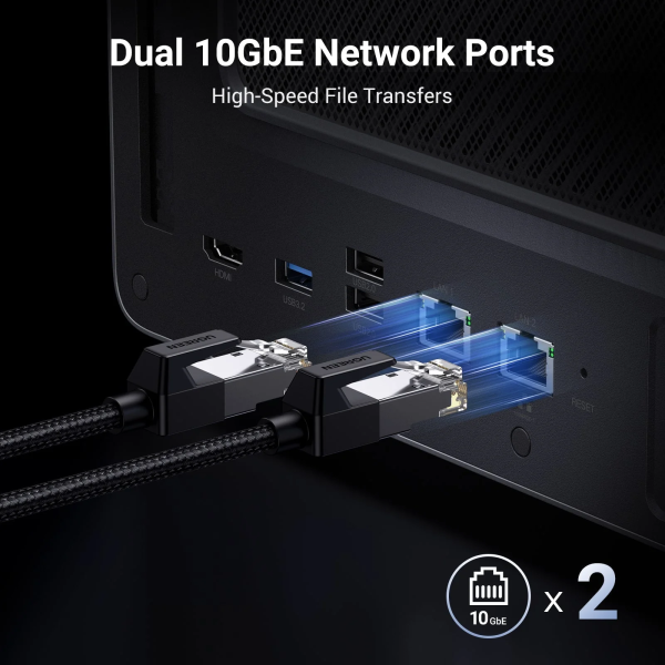 UGREEN NASync DXP6800 Pro – 6-Bay NAS-сервер з Intel i5 10-Core, 196TB, Dual 10GbE, Thunderbolt 4 та 8K HDMI